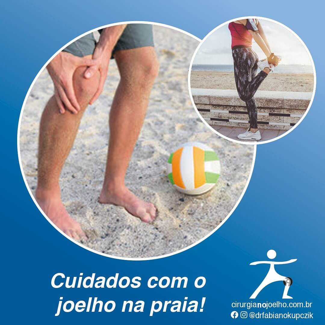 Cuidados Com Joelho Na Praia